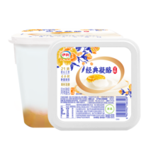 伊利经典凝酪酸奶 低温老酸奶黄桃卡曼橘风味800g 家庭装酸乳