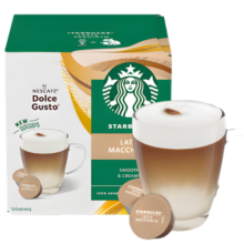 星巴克（Starbucks）多趣酷思拿铁玛奇朵10.5g*12颗 胶囊咖啡中烘美式黑咖啡
