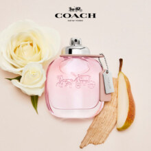 去商家购买 官方正品 COACH/蔻驰纽约女士淡香水雾隐玫瑰花香调旗舰店礼物