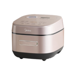 美的（Midea）风动稻香电饭煲无涂层0涂层家用3-4-5-8个人电饭煲 316L不锈钢内胆1300W电磁IH加热一级能效电饭锅 升级316不锈钢内胆 玫瑰金 HS453S 4L