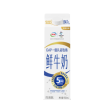 伊利 鲜牛奶 屋顶包 950ml 高品质巴氏杀菌 低温牛奶*10件 赠同款5件87.2元（需领券，赠5件合5.81元/件）