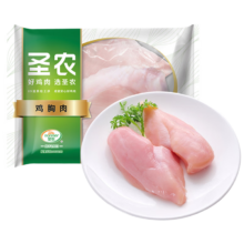 plus会员：圣农 白羽鸡鸡大胸1kg *7件