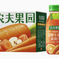 NONGFU SPRING 农夫山泉 胡萝卜混合果蔬 300ml*6