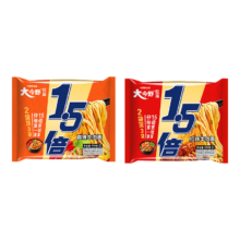 PLUS会员：今麦郎1.5倍 方便面 24袋约3060g 红烧+香辣