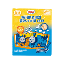 小火车（THOMAS & FRIENDS）托马斯 磨牙非油炸无添加米饼 水果味32g6.9元包邮（需试用）