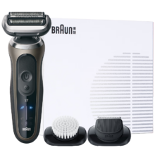 双11狂欢、PLUS会员：BRAUN 博朗 剃须刀 电动雷霆7系Pro多功能钛金色礼盒