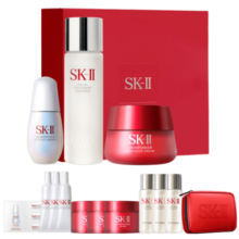 SK-II神仙水230ml+面霜50g+小灯泡30ml护肤品套装sk2化妆品全套skii3950元 (月销1w+)