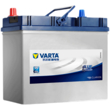 瓦尔塔（VARTA）蓝标汽车蓄电池55B24L免维护电瓶45AH适配逍客轩逸骐达骊威新阳光 蓝标55B24L