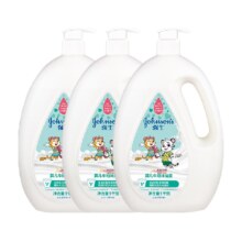 88VIP：强生 婴儿儿童牛奶沐浴露 1L×3瓶