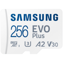 三星（SAMSUNG）256GB TF(MicroSD)存储卡 EVO白卡 U3A2V30 手机平板游戏机内存卡 支持4K视频 读160MB/s写120MB/s