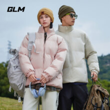森马旗下轻商务潮牌，GLM  秋冬男女同款加厚保暖棉服 3色