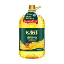 长寿花压榨玉米油5L非转基因 食用油 烘焙 桶装