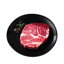 PLUS会员：淳鲜四季 安格斯M3上脑牛排200g 冷冻牛肉生鲜 原切雪花牛排 澳洲谷饲