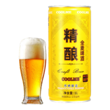 双11狂欢、PLUS会员：CoolMe全麦精酿啤酒 尝鲜款1L*10件