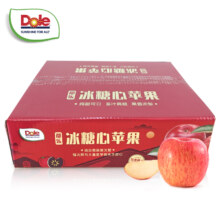 dole都乐甘肃冰糖心苹果5斤单果72mm-90mm