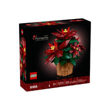 LEGO 乐高 ICONS系列 10370 一品红盆景 收藏拼搭积木玩具