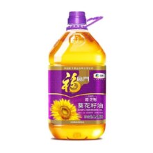 【欢乐零食节】福临门压榨一级葵花籽油5.436L健康清淡食用油69.9元