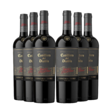 红魔鬼（Casillero del Diablo）干露魔尊红酒混酿葡萄酒750ml*6整箱日常婚礼宴请智利原瓶进口559元 (券后省5)