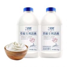 天降礼金、新日期兰格格草原活菌酸奶1kg