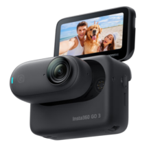 Insta360影石 GO 3拇指相机 运动亲子Vlog骑行宠物防水防抖运动相机（星曜黑64G版）