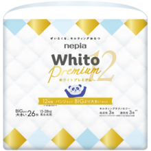妮飘（Nepia）Whito Premium12小时拉拉裤 XXL26片（13-28kg）婴儿尿不湿