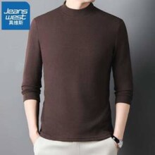 Jeanswest 真维斯 男式双面德绒打底衫￥26.16