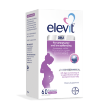 爱乐维（Elevit）孕妇藻油dha胶囊60粒孕期备孕哺乳期澳大利亚