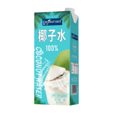 plus会员:椰一派（COCONUT SECT） 100%椰子水1L*1瓶 富含天然电解质NFC椰青果汁*2件7.8元