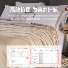 罗莱家纺被子被芯蚕丝被A类抗菌100%桑蚕丝二合一子母被四季通用