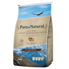伯纳天纯（Pure&Natural） 宠物狗粮金毛哈士奇萨摩耶中大型幼犬狗粮 15kg
