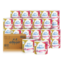 elleair大王爱璐儿有芯卷纸柔韧吸水亲肤4层120g*200节*10卷*3提 加厚