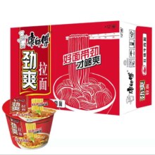 康师傅 劲爽拉面红烧牛肉面 12桶