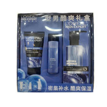 L'OREAL PARIS 欧莱雅型男酷爽礼盒(洁面50ml+爽肤水50ml+水凝露120ml)63.26元