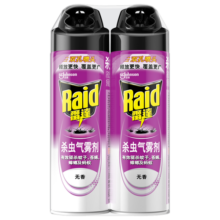 雷达(Raid) 杀虫剂喷雾550ml*2瓶无香型杀虫气雾剂 蟑螂药  灭蟑螂23.6元 (券后省5,月销1w+)