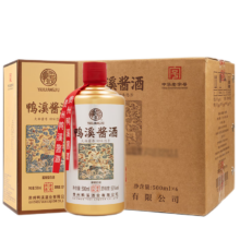 京东百亿补贴：鸭溪窖 金质传承 53度 酱香型白酒 500ml*6瓶 整箱装781.01元 包邮（双重优惠）