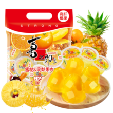 喜之郎果肉果冻蜜桔凤梨椰果15杯共520g