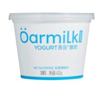 Oarmilk 吾岛无蔗糖低糖酸奶 420g*4桶59元包邮（合14.75元/件）