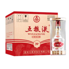 百亿补贴：五粮液  39度 浓香型白酒 500ml*6瓶 整箱装（新老包装随机发货）