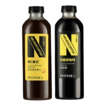 Never Coffee 无糖黑咖啡 1L*2瓶