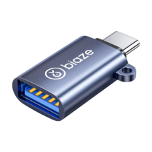 PLUS会员：Biaze 毕亚兹 A24 Type-C转USB3.0 接口转换器4.51元