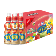 PLUS:啵乐乐Pororo 韩国进口 儿童草莓味 果汁饮料整箱 235ml*12瓶
