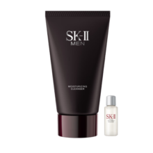 SK-II男士洗面奶120g氨基酸洁面sk2护肤品套装化妆品控油skii生日礼物