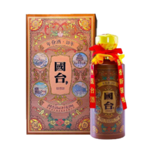 国台 十年（10年）棕色酱香型白酒53度500ml单瓶装酱酒