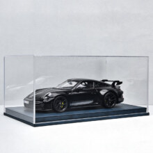 PLUS会员：中精质造 保时捷911-GT3合金超跑模型 带底座+灯光+合金车牌定制