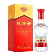 双11预售：剑南春 水晶剑 52度 浓香型白酒 500ml 单瓶装