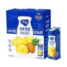 PLUS会员：纯甄 菠萝果粒风味酸奶 笑脸包  200g×10包 *3件