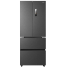 美的（Midea）M60全净系列470法式多门四开门超薄纯平全嵌无霜除菌净味大容量无霜家用冰箱MR-470WUFPZE底部散热