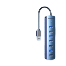 尤达大师USB3.0分线器7口HUB集线器带供电口转换器扩展坞拓展坞适用笔记本电脑手机鼠标键盘转接器 7口USB3.0【带供电口】0.15米-线短89元