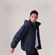 今日必买：Levi's 李维斯 男士可收纳风帽御寒羽绒服外套 002HP