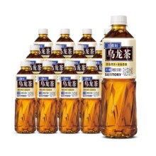 三得利 无糖乌龙茶饮料 500ml*15瓶30.74元（淘金币抵扣1.15元）